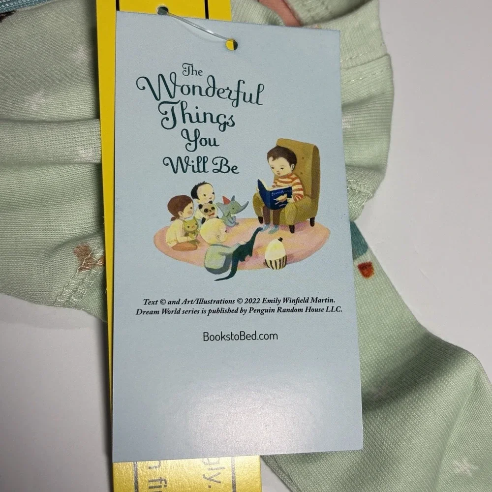 Wonderful‎ Things You'll Be Baby Coverall Pajamas 6–12 Months NIP Book Inspired